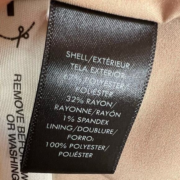 ANN TAYLOR Belted Wrap Midi Skirt in Tan Women's Size 10 - Picture 10 of 10